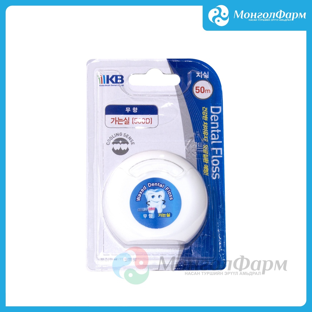 Шүдний утас 50м Дентал флос /солонгос/