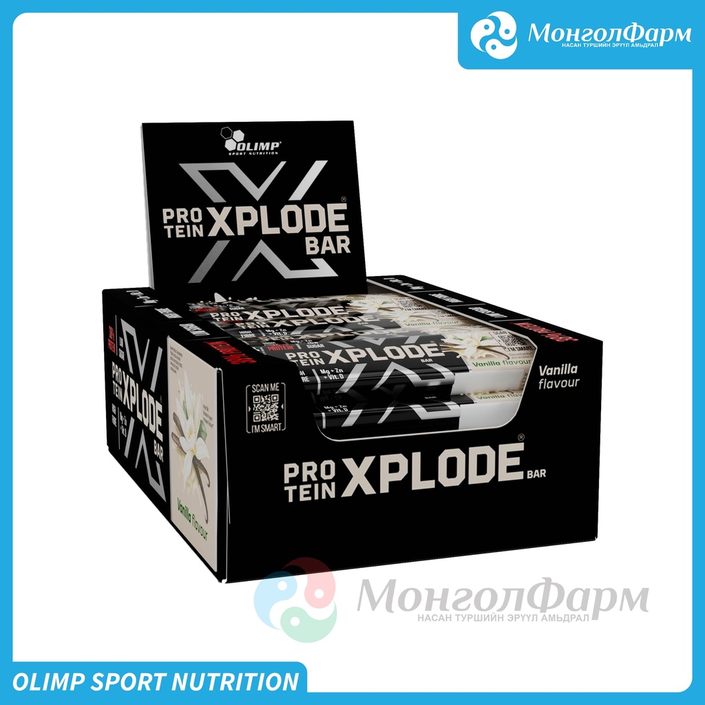 Protein Xplode Баар 40гр /Ванилийн амттай/