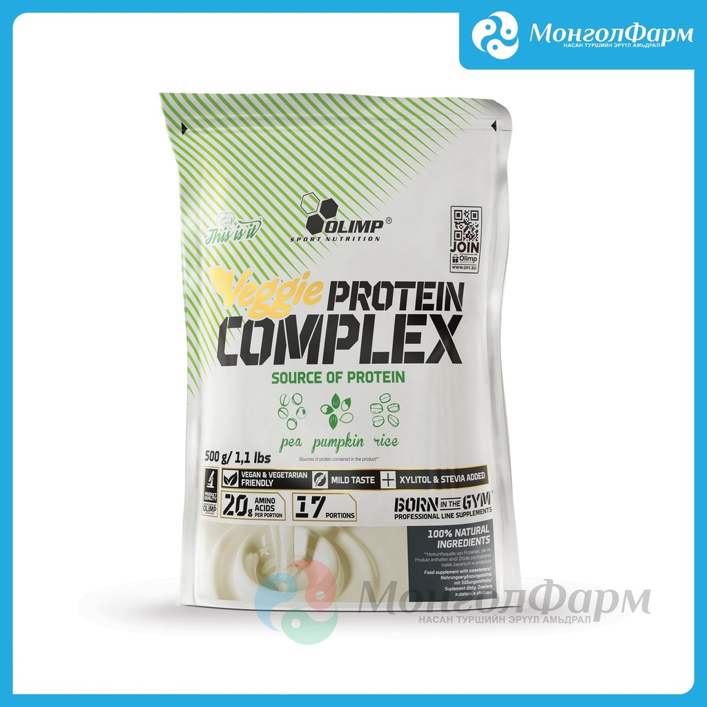 Veggie Protein Complex 500г шоколад